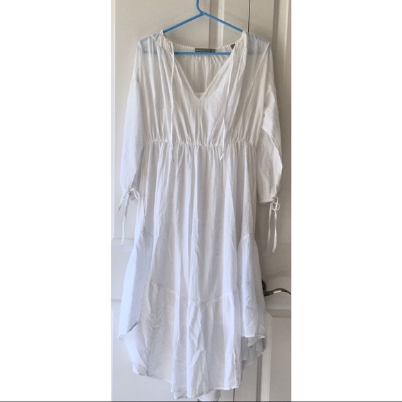 Vince Shirred Seamed Dress - Picture 6 of 9